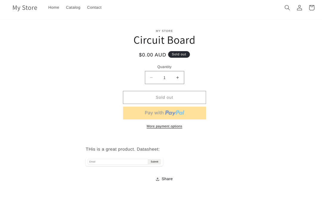 website demo