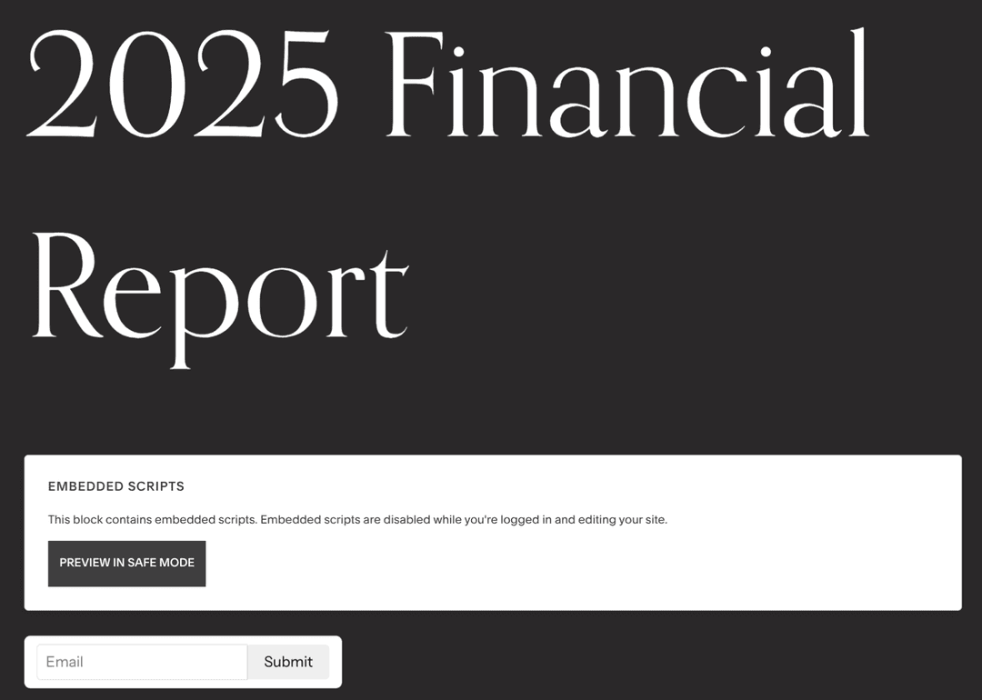 website demo